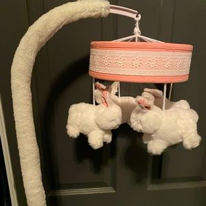 Nursery bunny mobile